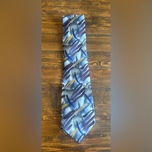 J Garcia Necktie 100% Silk "Zoot" Multicolor Korea 1996 VTG.‎